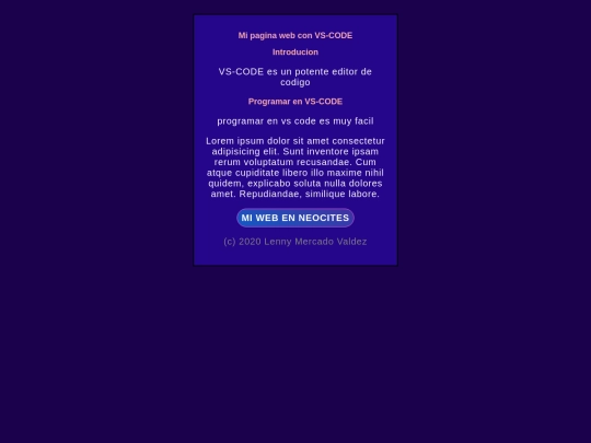 index screenshot