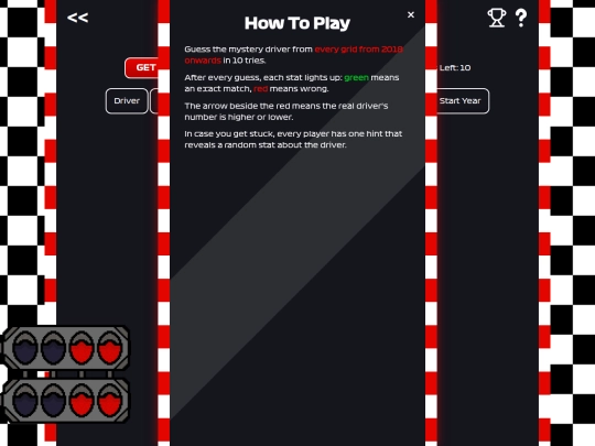 FormulaGuessr/gridUnlimitedDaily screenshot
