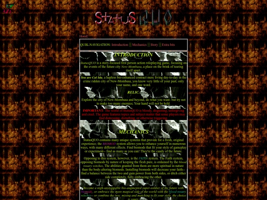 info screenshot