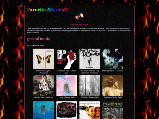 albums screenshot
