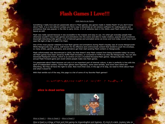 flash screenshot