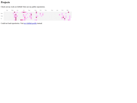 pages/projects screenshot