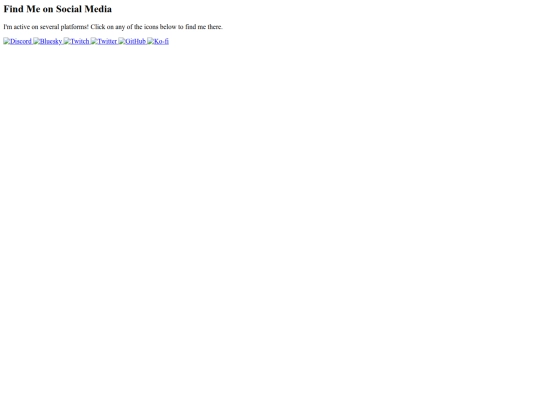 pages/socials screenshot