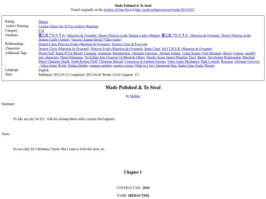Fanfics/Made_Polished_To_Steal screenshot