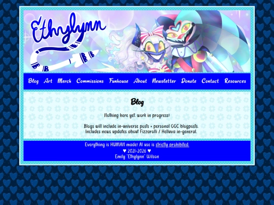 blog screenshot