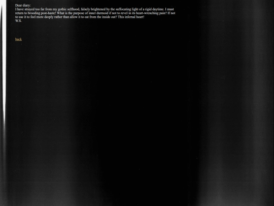 gothicdiary screenshot