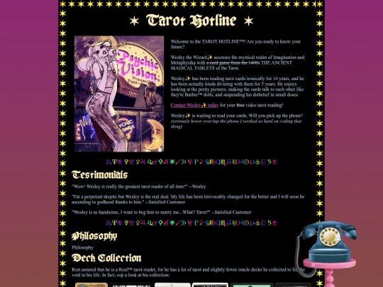 tarothotline screenshot