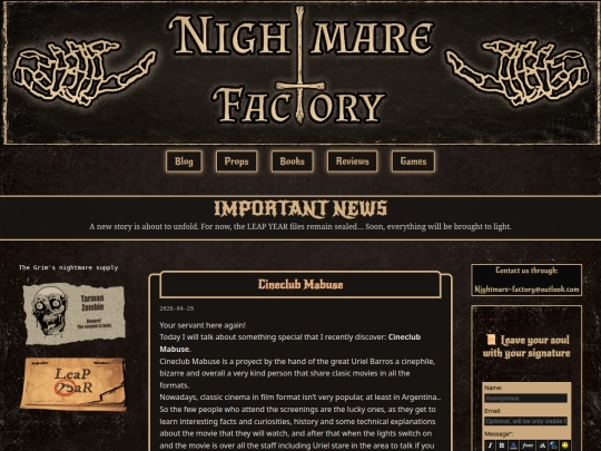 index screenshot
