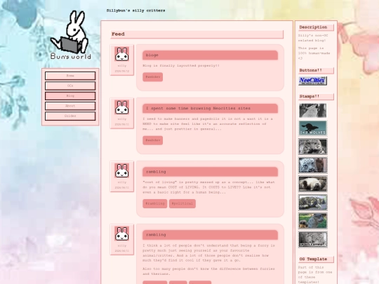 blog screenshot