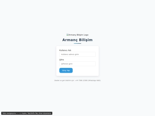 index screenshot