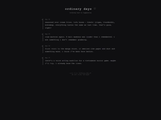 creepyblog screenshot