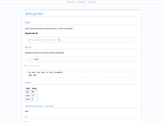 test screenshot