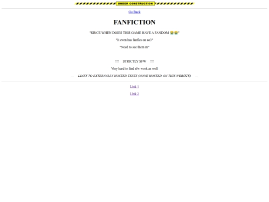 fanfiction screenshot