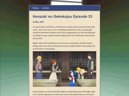 posts/2022-05-23-Honzuki-no-Gekokujou-Episode-33 screenshot