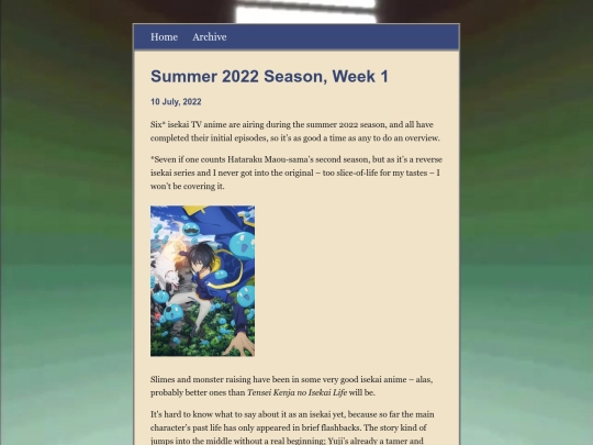 posts/2022-07-10-Summer-2022-Season-Week-1 screenshot