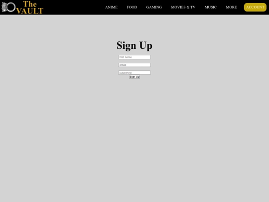 signup screenshot