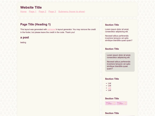 index screenshot