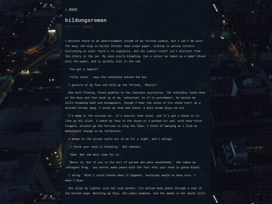 blog-posts/bildungsroman screenshot