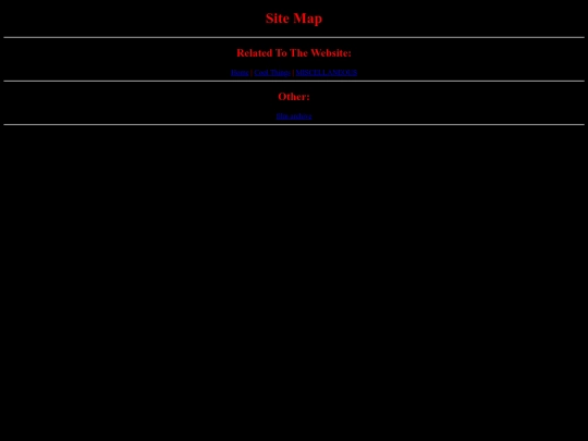 SiteMap screenshot