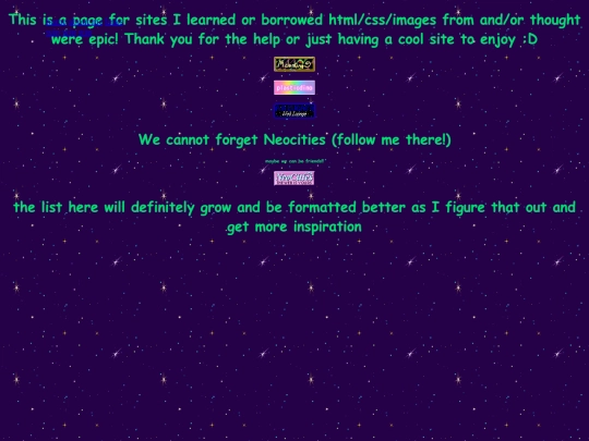 links screenshot