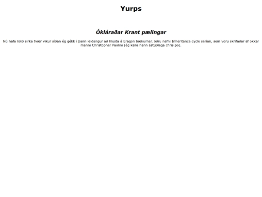 index screenshot