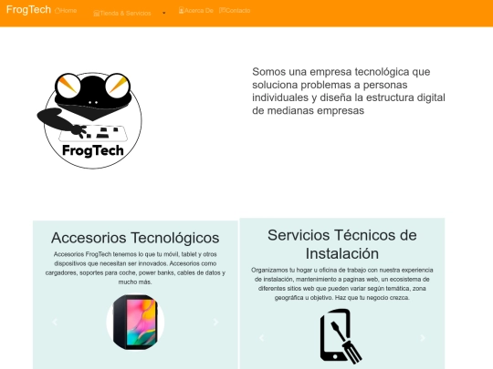 FrogTech/home screenshot