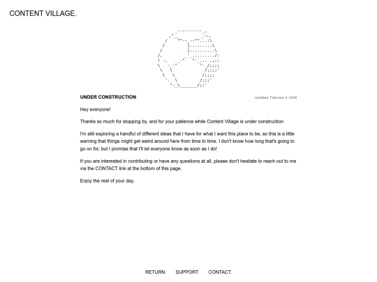 Posts/underConstruction screenshot
