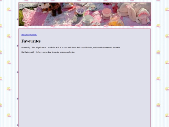 pages/pokemon/favourites screenshot
