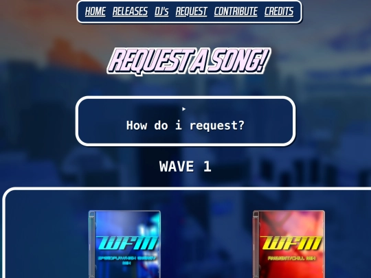 REQUEST screenshot