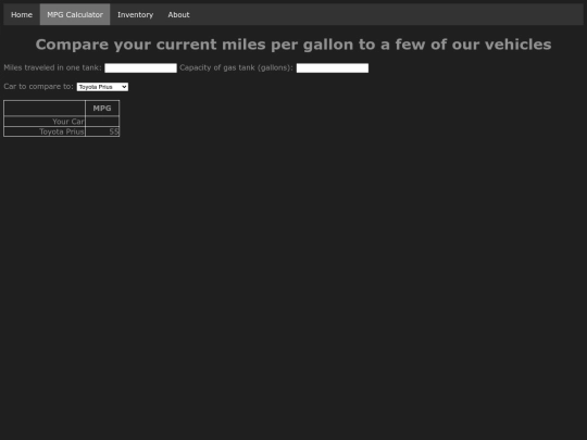 assignments/finalProject/mpgCalc/mpgCalc screenshot