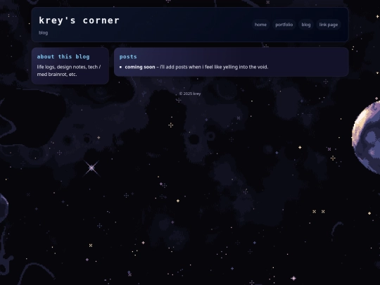 blog screenshot
