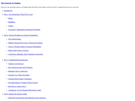 sidebar/sidebar-esoteric-touhou screenshot