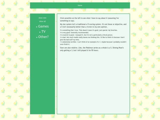 list screenshot