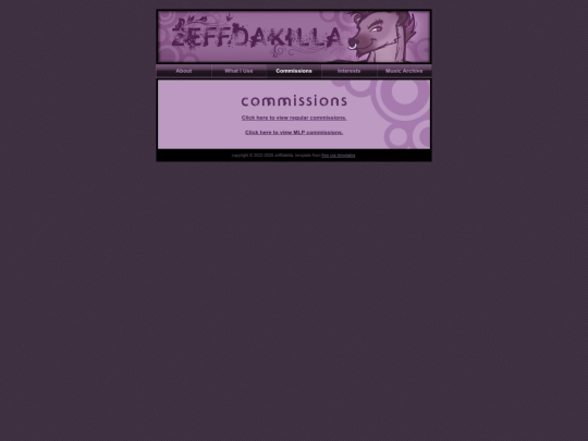 commissions screenshot