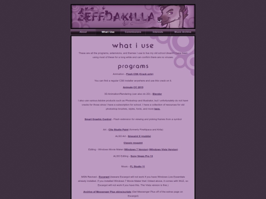 programs screenshot