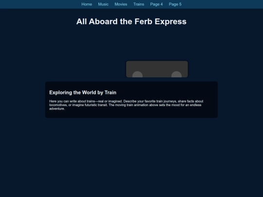 trains screenshot