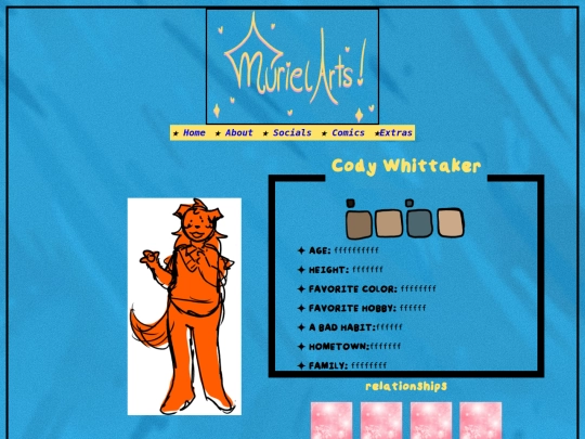 Pages/Characters/mycharacters screenshot