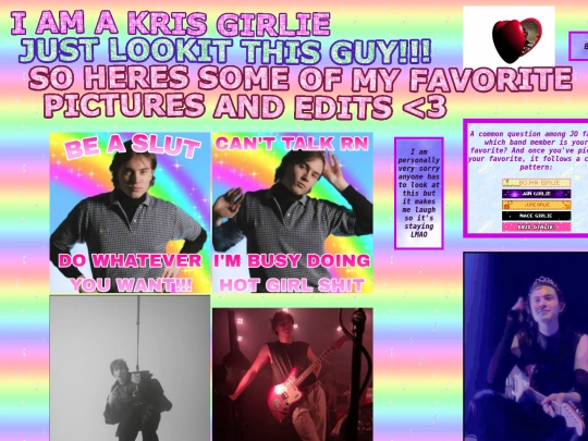 Pages/krisgirliepage screenshot