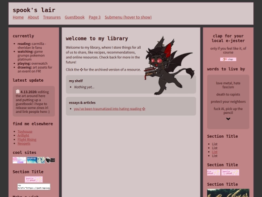 library screenshot