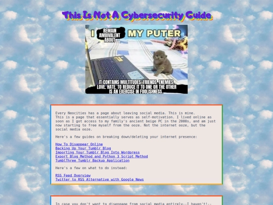 internetsafety screenshot