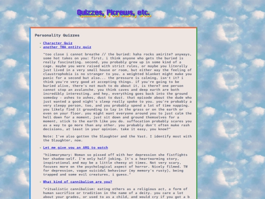 quizzesandpicrews screenshot