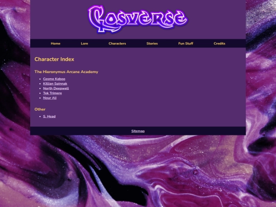 characters screenshot