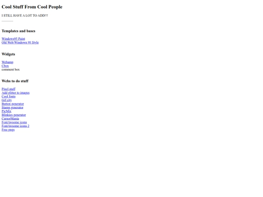 resources screenshot