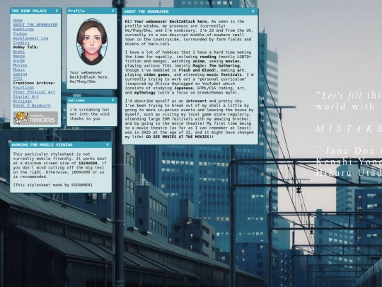 about_the_webweaver screenshot