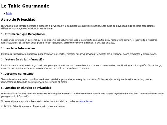 privacidad screenshot