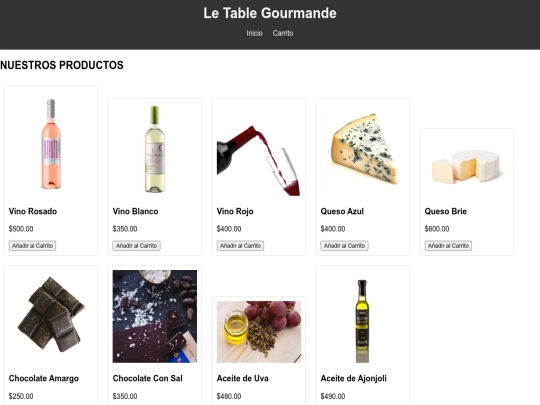 productos screenshot