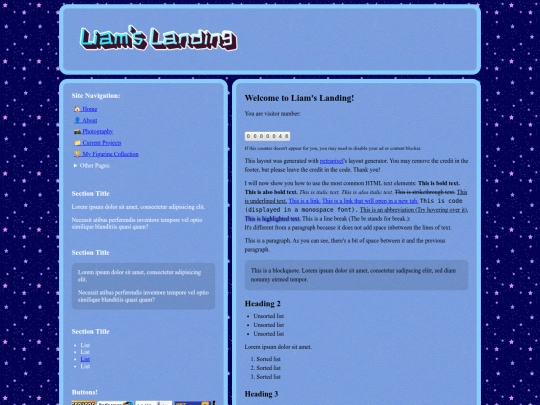 index screenshot
