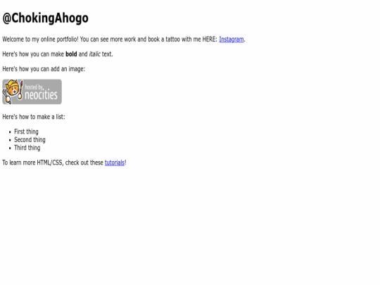 index screenshot