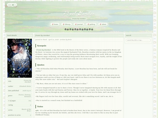 books/frozen-by-stardust screenshot