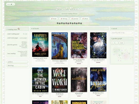 library screenshot